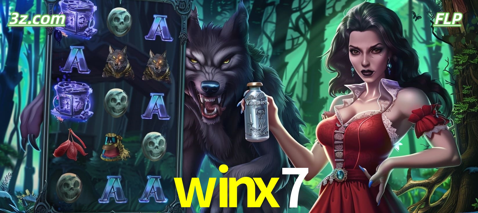 Slots online tema de lobisomem e vampira no winx7 cassino Brasil