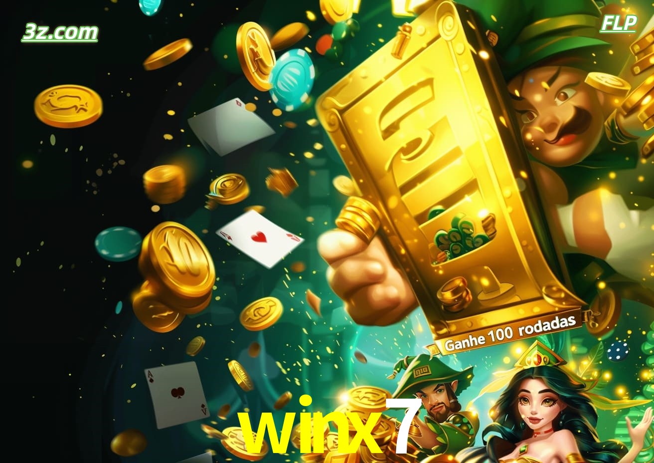 Cassino online winx7 Brasil com caça-níqueis e bônus de 100 rodadas grátis