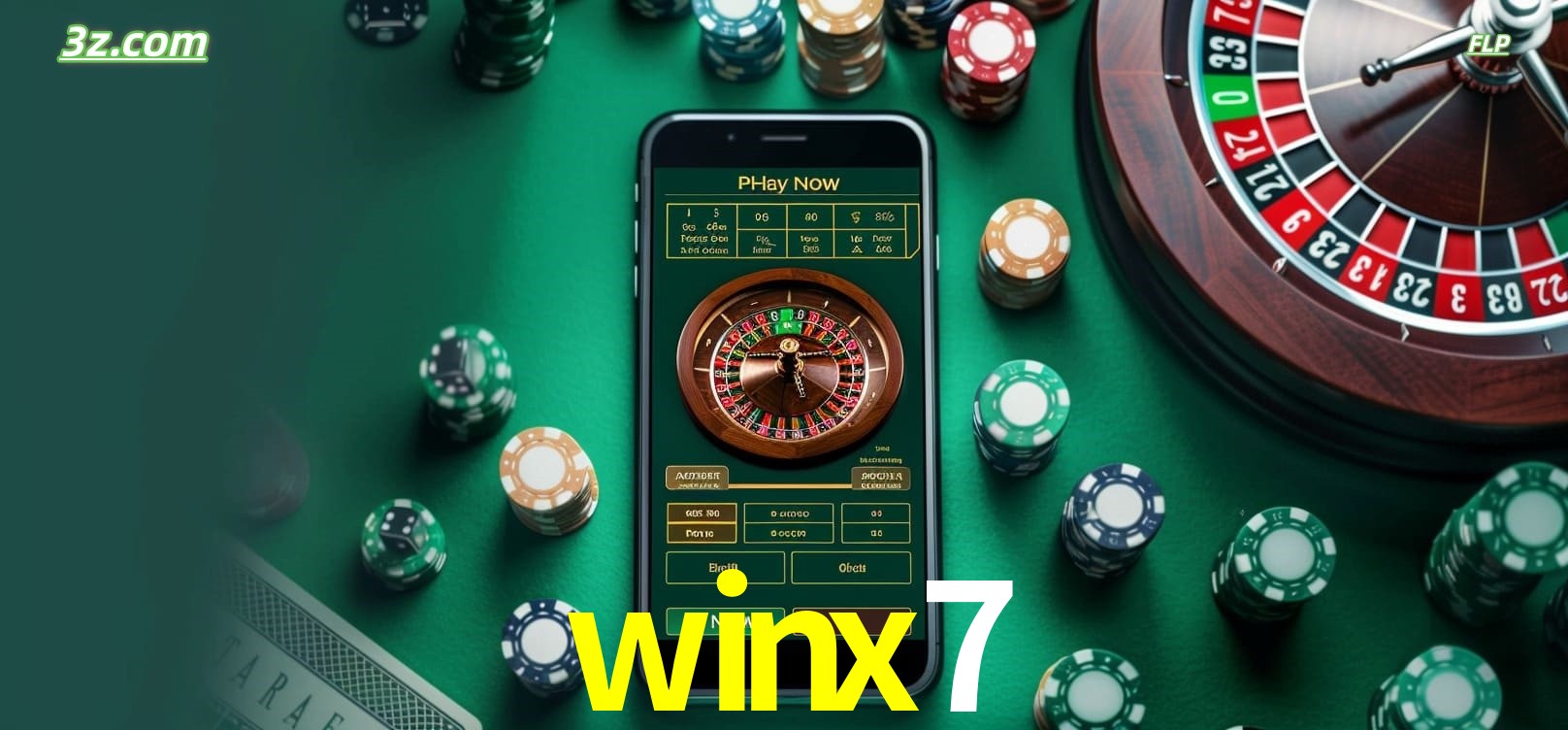 Roleta online no cassino winx7 disponível em celular e computador